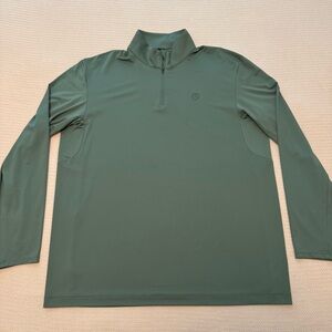 Lululemon Logo Half Zip Men’s XL Green